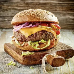 burgers, burger, food