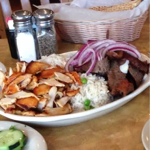 Chicken and gyros