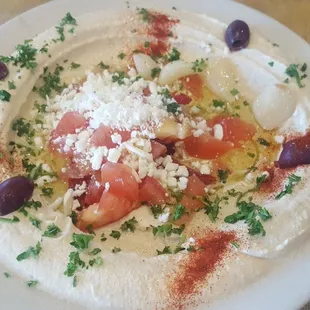AWESOME Mediterranean Hummus.