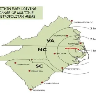 a map of the various areas of virginia