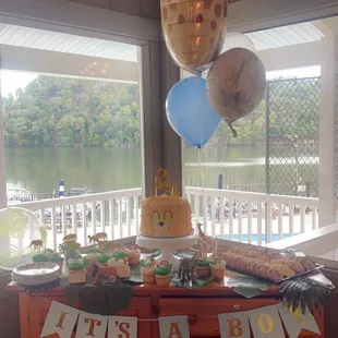 Lion  cake and cupcakes from Albemarle Sweet shop