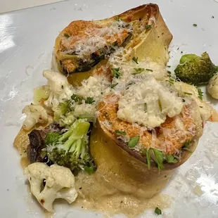 Roasted Veggie Rolled Lasagna