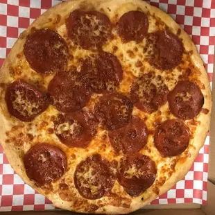 Pepperoni pizza