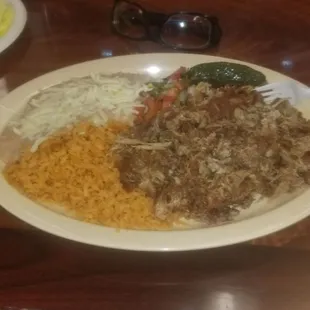 Carnitas only 8.95 for all this