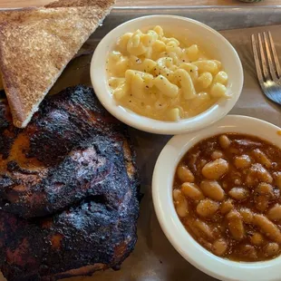 1/2 chicken with 2 sides