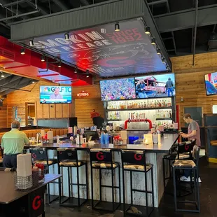 This is the full service bar.