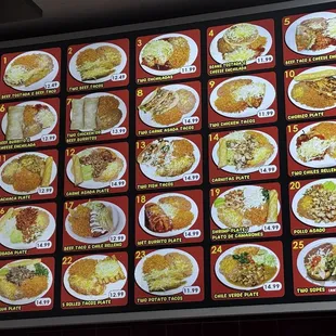 Full Menu!