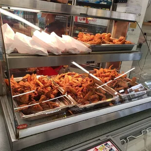 I picked up some wings, drumsticks, and jojos!