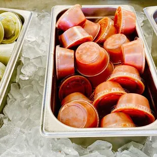 Salsa bar ready to go