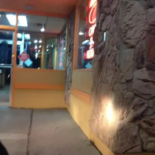 Drive thru waiting