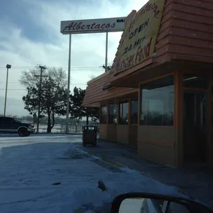 Entrance from the drive thru