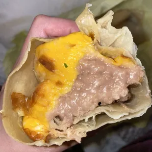 Beans and Cheese Burrito