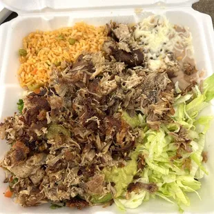 Carnitas platter.