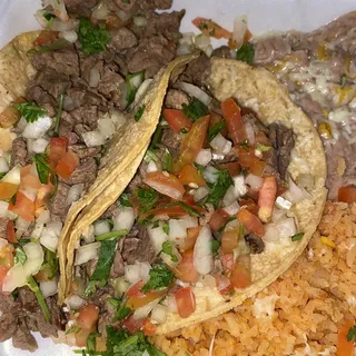 #8 Two Carne Asada Tacos