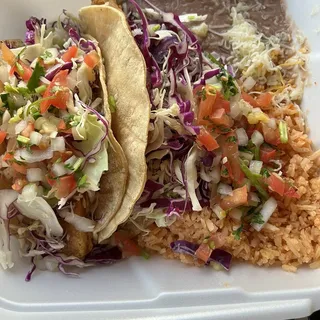 #14 Two Fish Tacos Plate