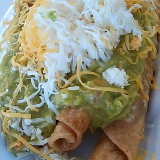 3 Rolled Tacos with