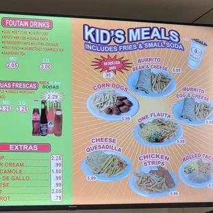 Some more of the menu