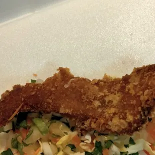 Burnt fish taco