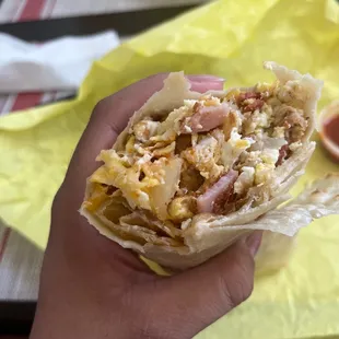 Breakfast burrito