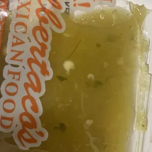 Eyelash in salsa
