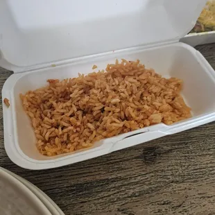 This was 2 orders of rice.