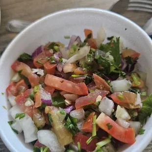 This was their salsa.