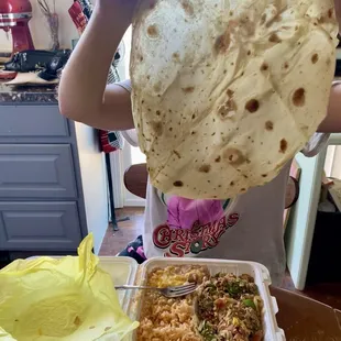 Machaca plate (to go)