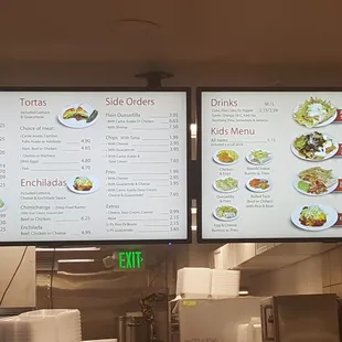 menu, sushi and sashimi