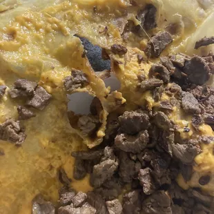 Quesadilla with hardly any cheese. This is bs.