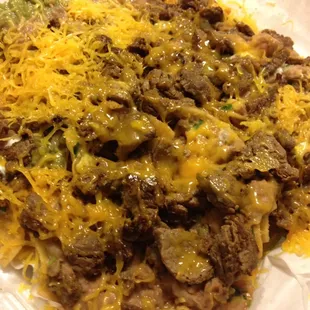 Carne asada nachos