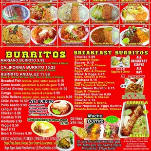 the menu