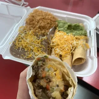 3 Rolled Tacos Special