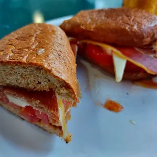 Manchego &amp; Serrano on wheat