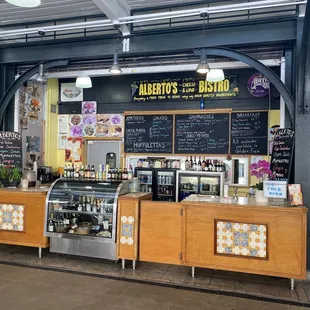 the interior of the restaurant