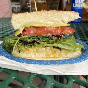 a sandwich on a plate