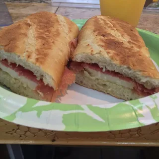 Manchego and Serrano Ham Po-Boy