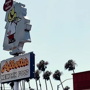 outside