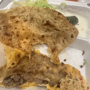 Carne asada quesadilla