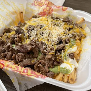 Carne asada fries