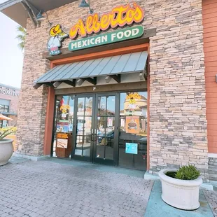 entrance to restaurant