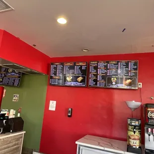 Large variety on the menu