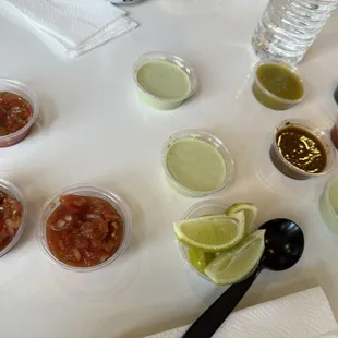 Self serve salsas