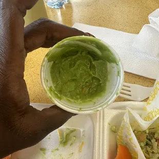 Guacamole no avocado