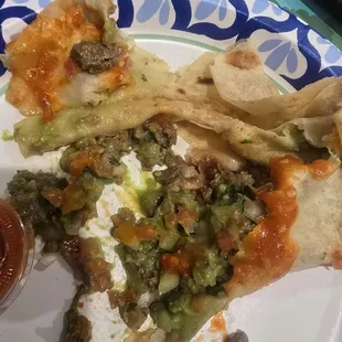 So called carne asada burrito...smh