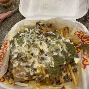 Carne asada fries