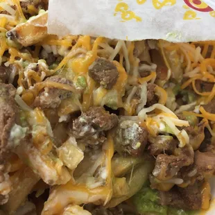 Close up on these beautiful Carne Asada Fries