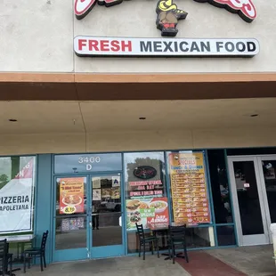 entrance of restaurant