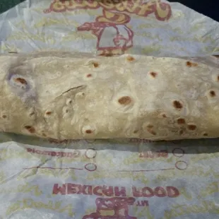 Bean and Cheese Burrito