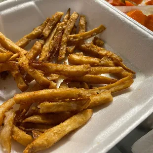 Worst French fries I ever ate... is this what supposed to look like... wow