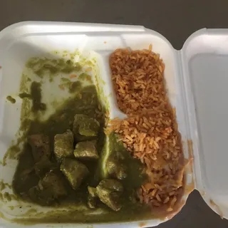 Chili Verde Plate